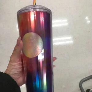 Starbucks spring ombré rainbow Pride tumbler